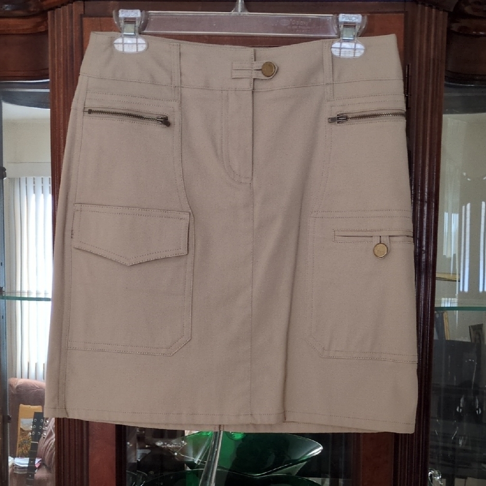 Parallel Stylish Tan Women's Skirt